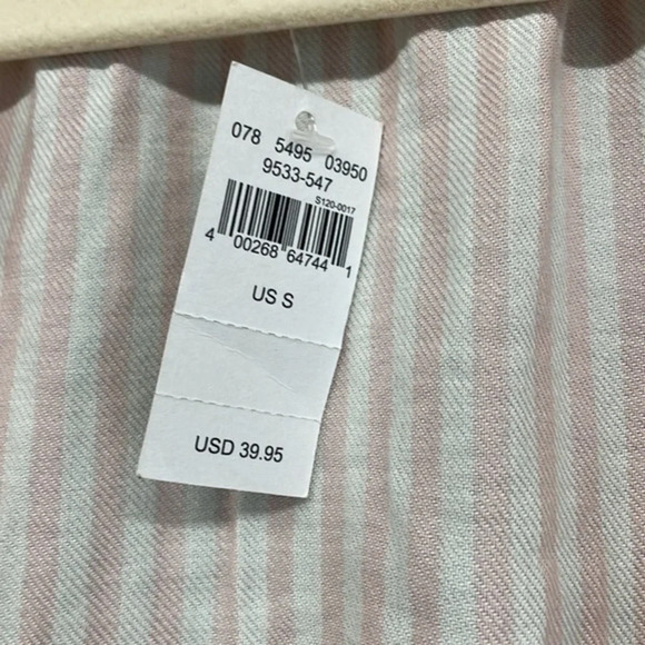 NWT aerie Pink/White Striped Top‎ Size Small (S) - Picture 5 of 9